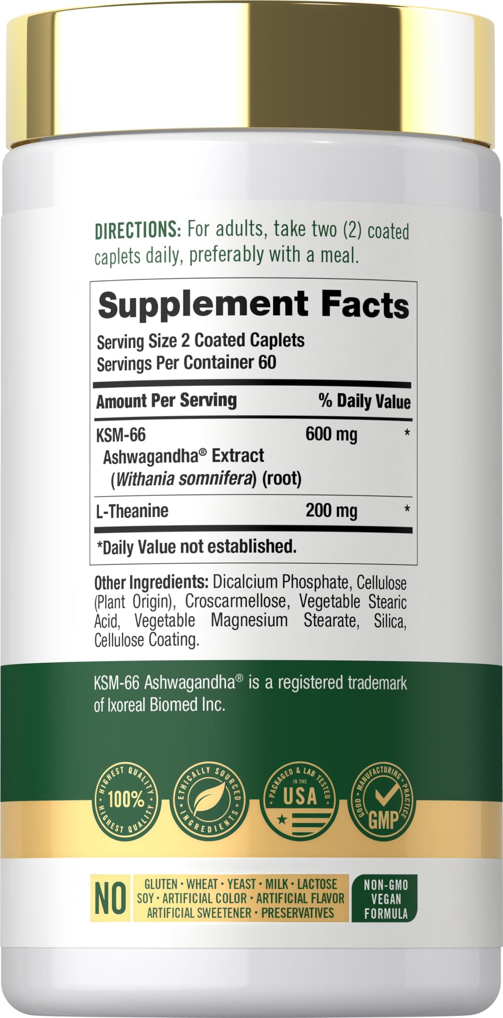 Carlyle Ashwagandha 600 mg, 120 Count