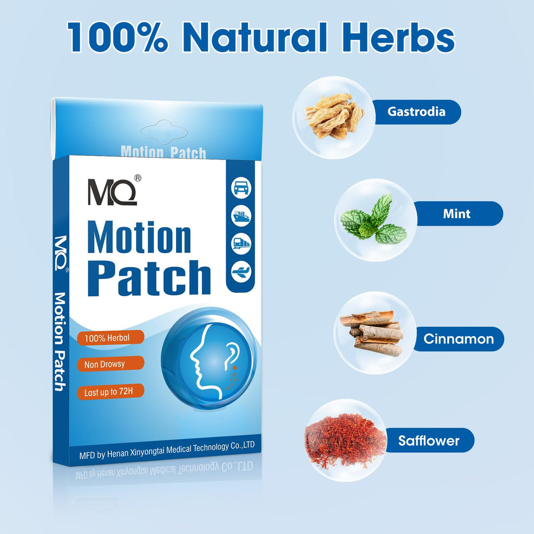 MQ Motion Sickness Patch, 30 Count