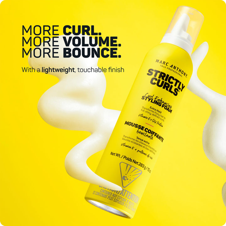 Marc Anthony Strictly Curls Curl Enhancing Styling Foam, 300 ml