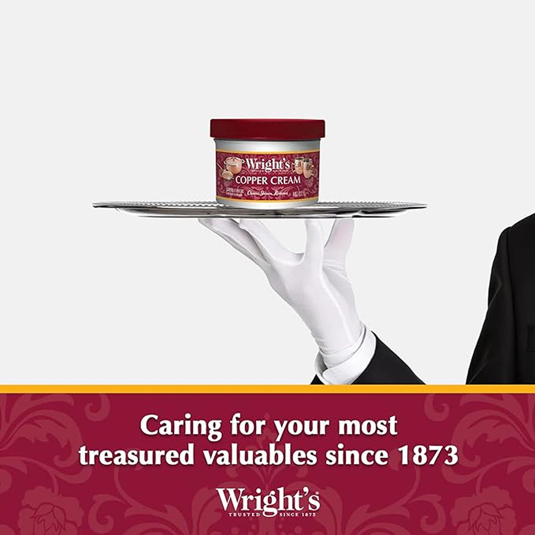Wrights Baking Copper Brass Cream Cleaner, 8 oz