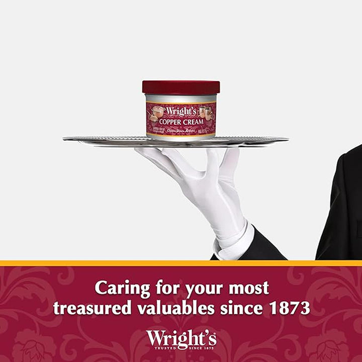 Wrights Baking Copper Brass Cream Cleaner, 8 oz