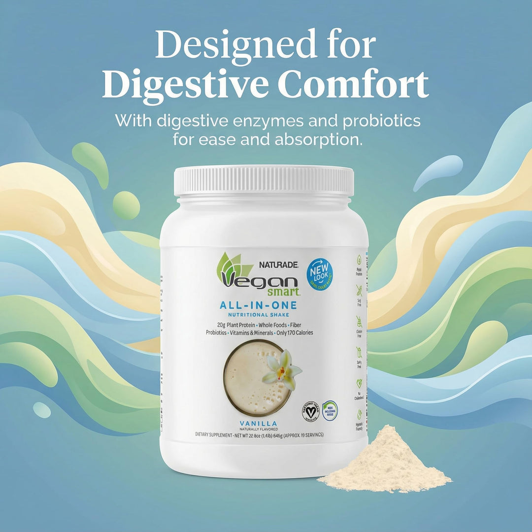 Vegansmart All-In-One Nutritional Shake, Vanilla, 22.75 oz
