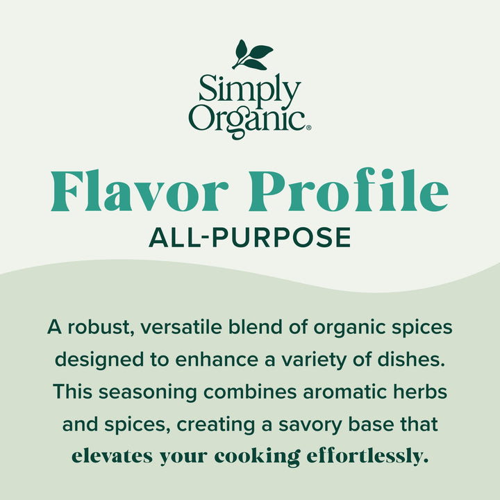 Simply Organic All-Purpose Seasoning, 2.08 oz