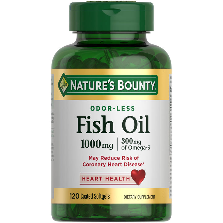 Nature's Bounty Fish Oil, 1000 mg, 120 Count