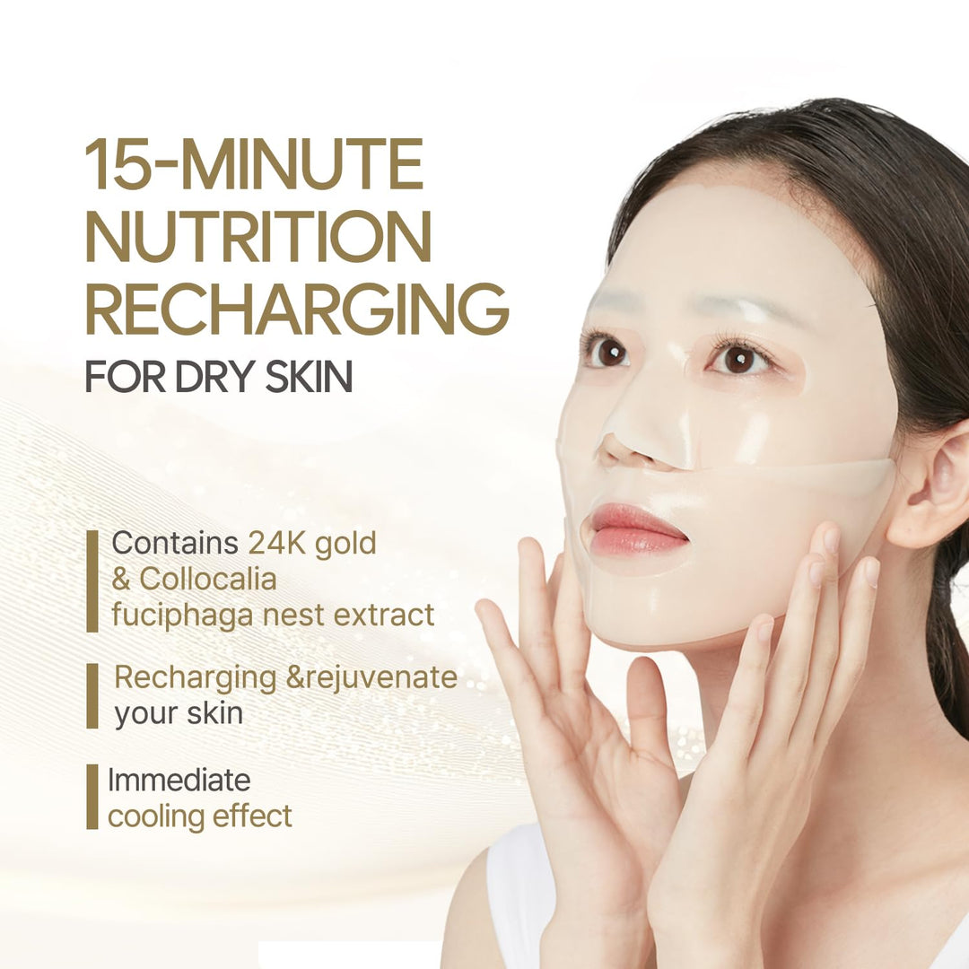 Petitfee Gold Hydrogel Mask, Pack of 5