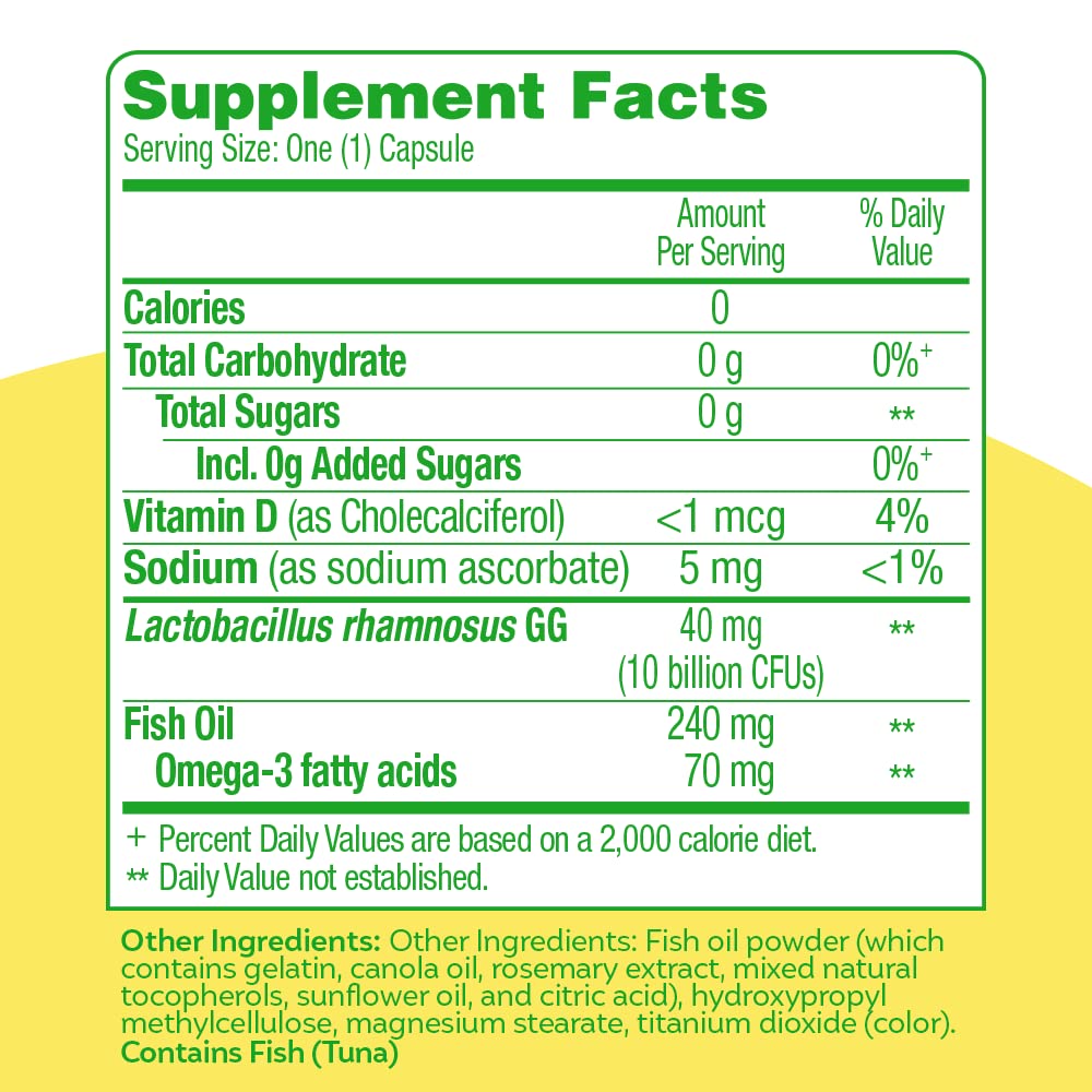 Culturelle 3-in-1 Complete Probiotic Daily Formula, 30 Count