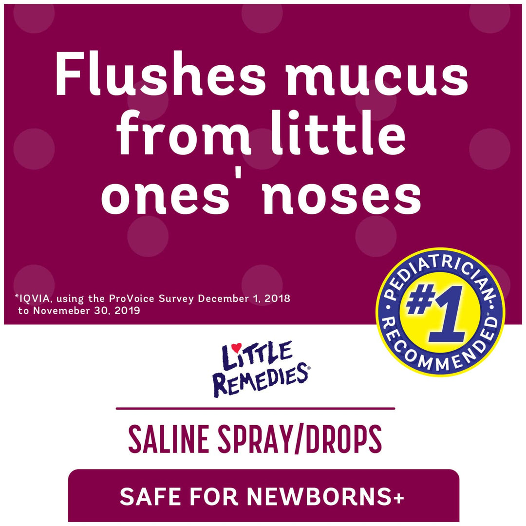 Little Remedies Noses Saline Spray Drops, 1 oz