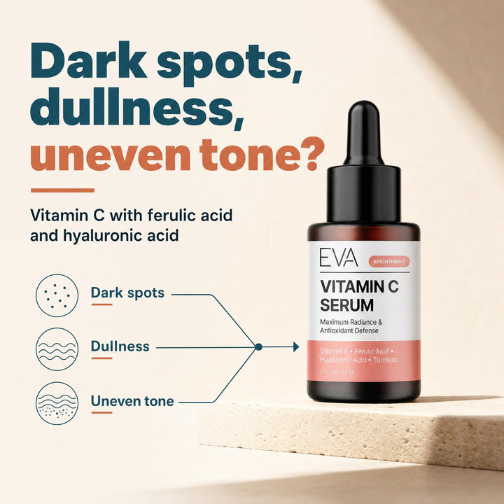 Eva Naturals Vitamin C Serum, 20%, 30 ml
