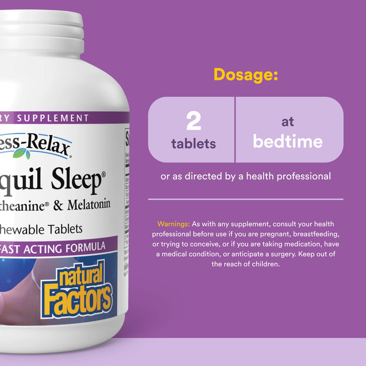 Natural Factors Stress-Relax Tranquil Sleep, 126563