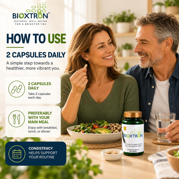 Bioxtron Natural Stem Cell Supplement Capsules, 60 Count