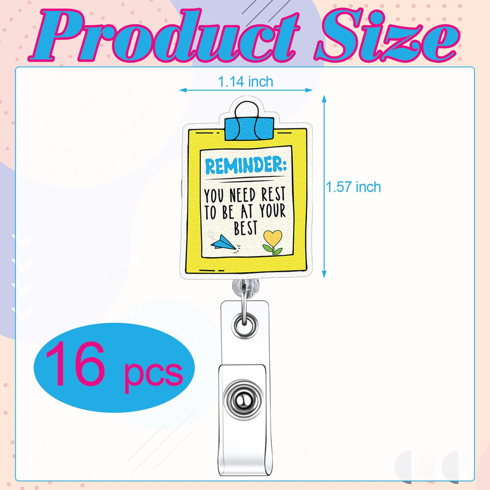Ferreve Badge Reel Holder, 16 Count