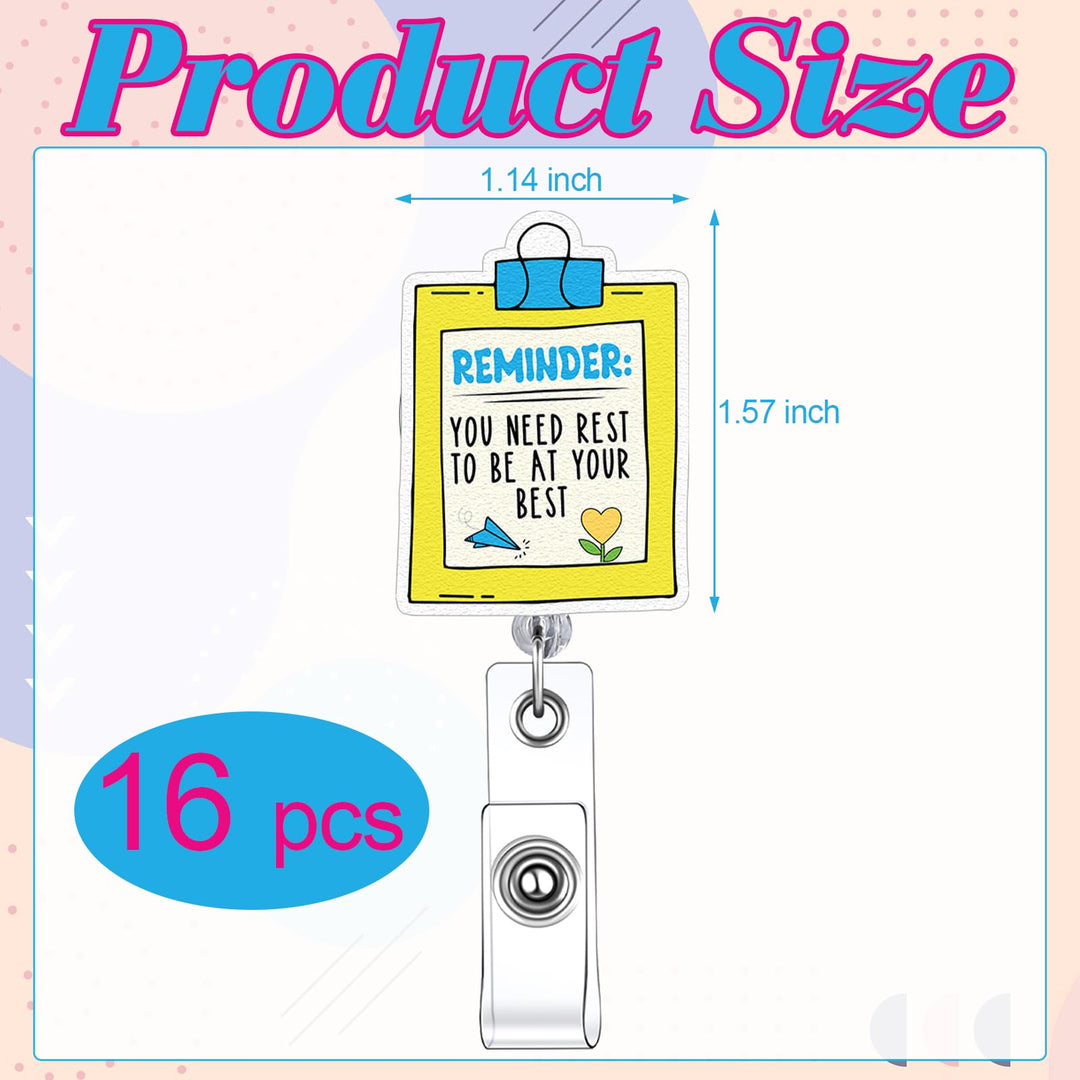 Ferreve Badge Reel Holder, 16 Count