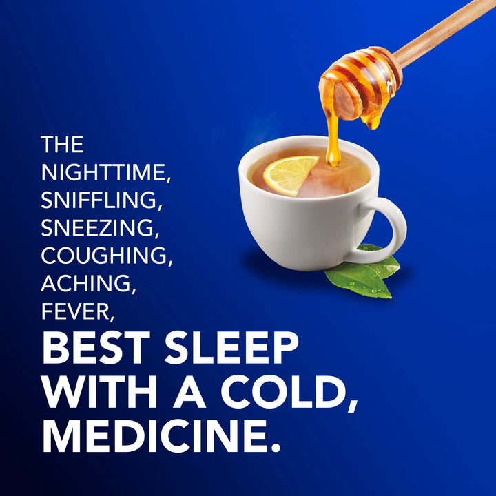 Vicks DayQuil and NyQuil Hot Remedy Cold and Flu Powder Mix, 16 Count