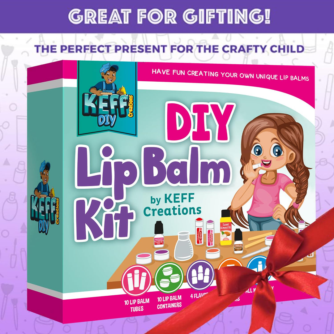 KEFF Lip Balm Making Kit, 51 Count
