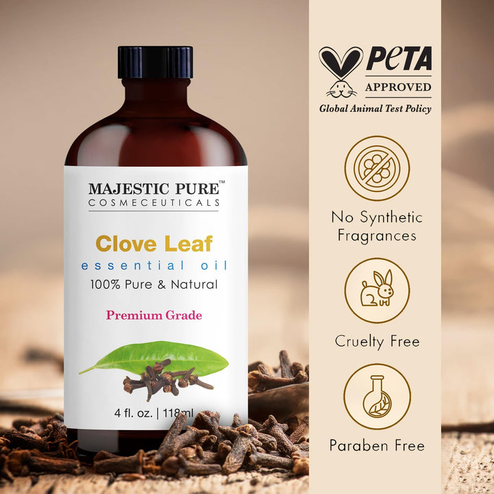 Majestic Pure Clove Essential Oil, 4 fl oz