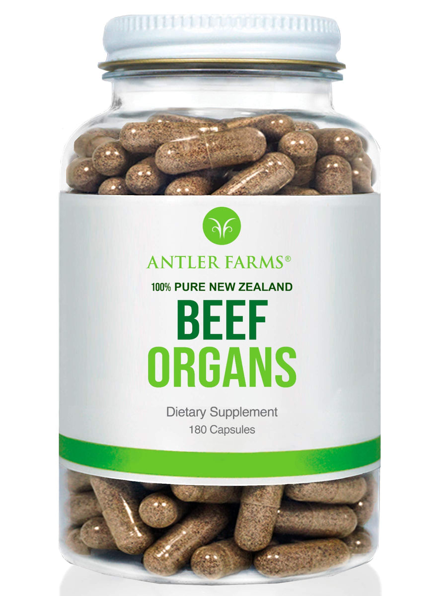Antler Farms Beef Organs, 400 mg, 180 Count