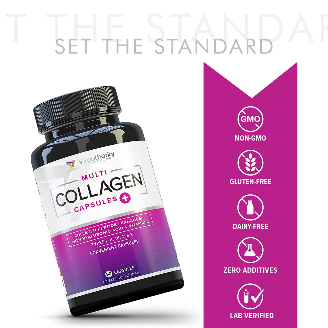 Vitauthority Multi Collagen Capsules, 30 Servings