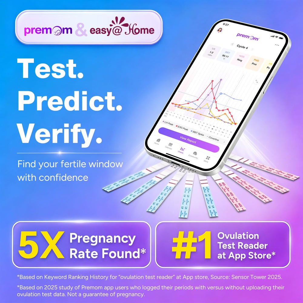 Easy@Home Ovulation and Pregnancy Test Strips Kit