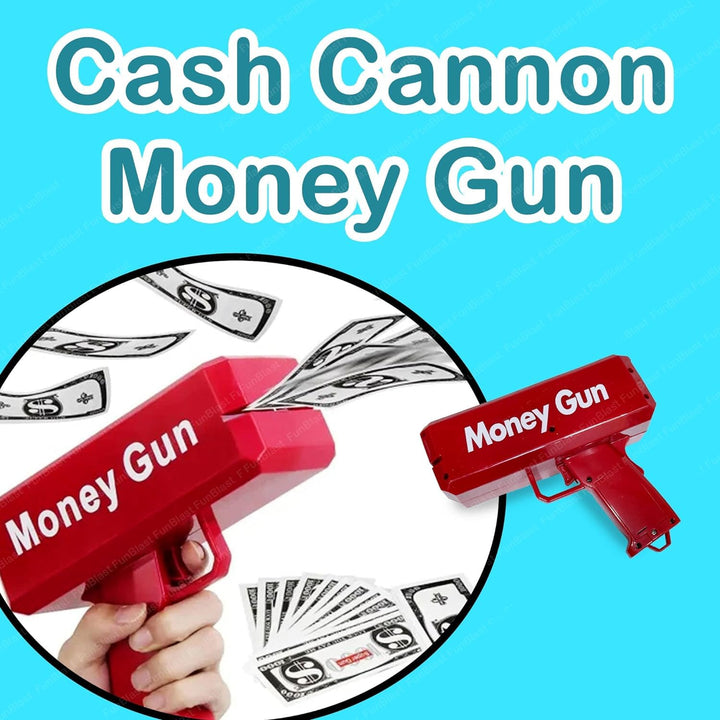 SF-SCODE Money Gun Cash Toy, Cash Cannon