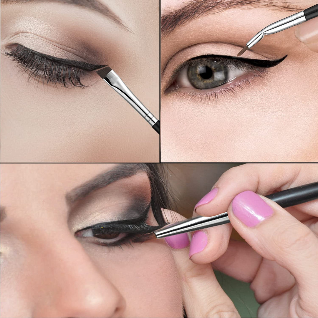 JASSINS Eyeliner Brush Set, 3 Count