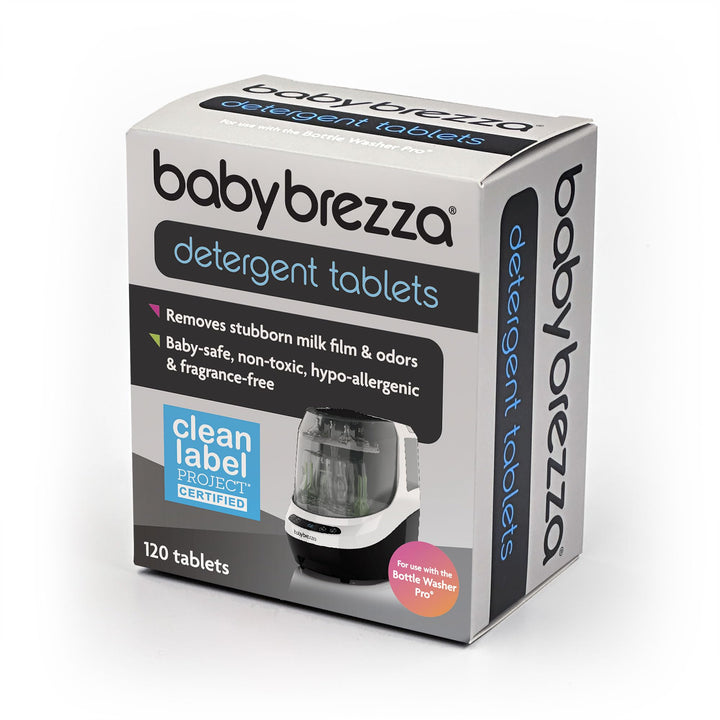 Baby Brezza Detergent Soap Tablets for Bottle Washer Pro, 120 Count