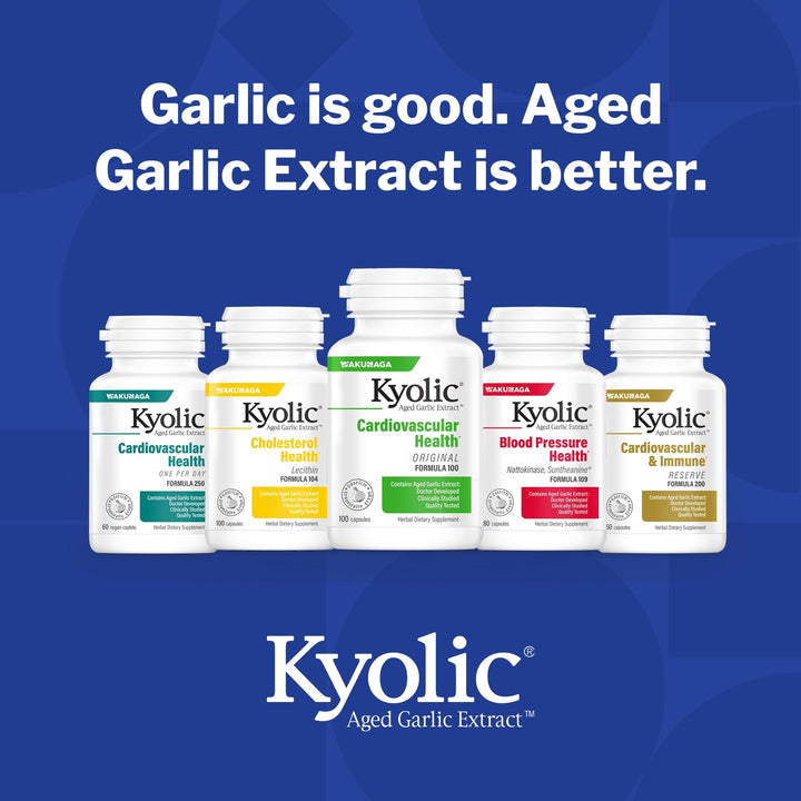 Kyolic Aged Garlic Extract Tablets, 100 Count