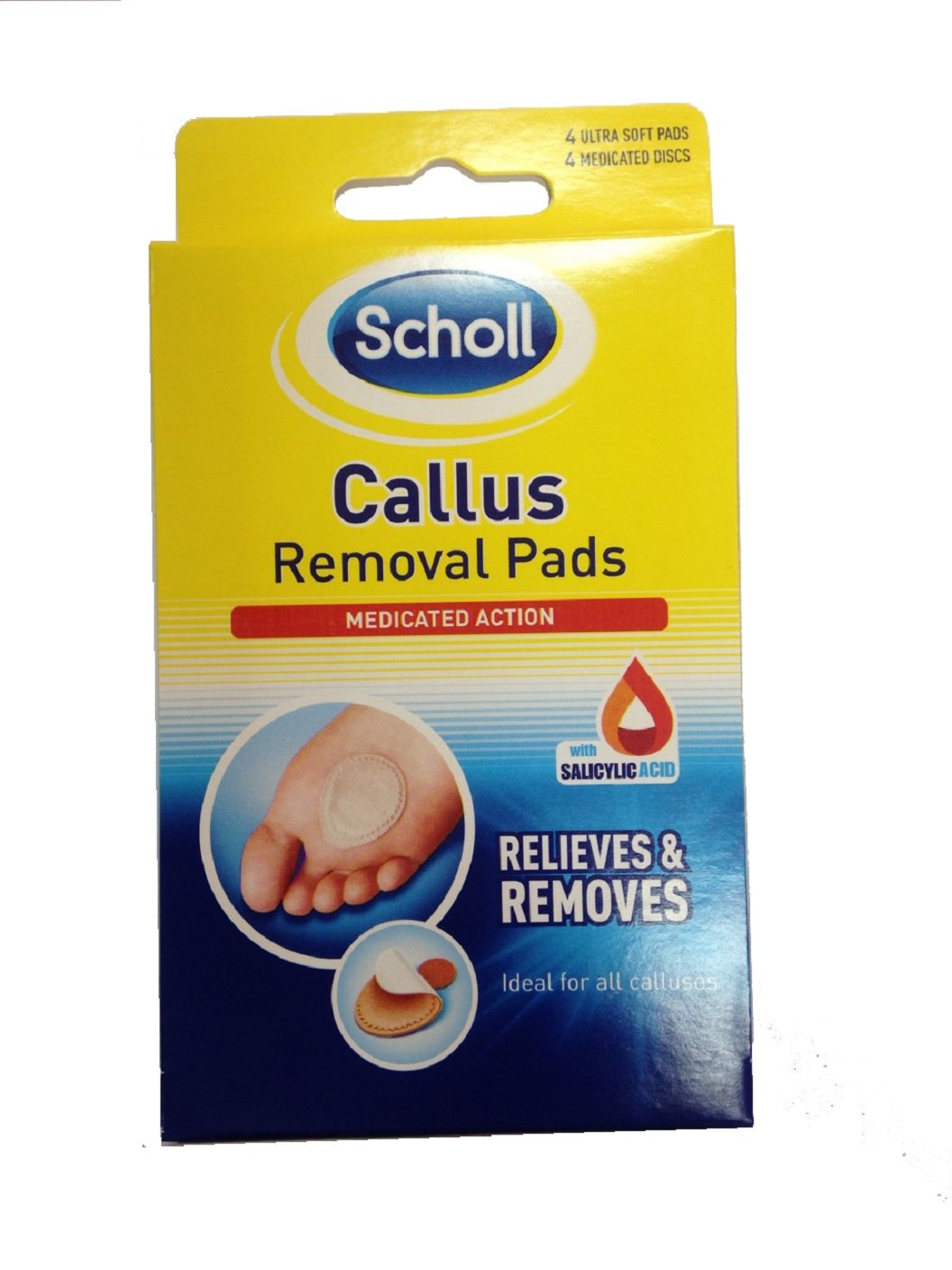 Dr. Scholl's Callus Remover And Cushion Pads, 4 Count
