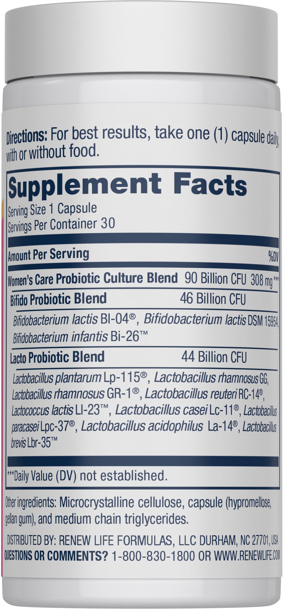 Renew Life Women's Care Probiotic, 90 Billion CFU