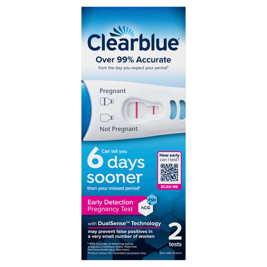Clearblue Early Detection Pregnancy Test, 2 Count