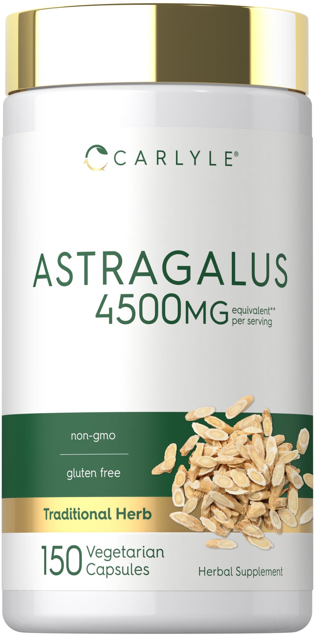 Carlyle Astragalus Capsules, 4500 mg, 150 Count