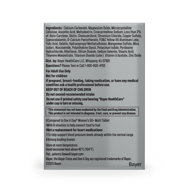 One A Day Proactive 65+ Multivitamin Supplement, 150 Count