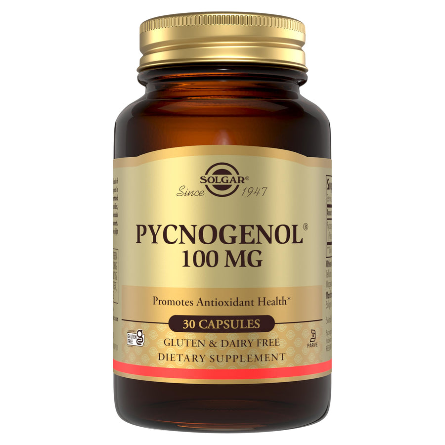 Solgar Pycnogenol Vegetarian Capsules, 100 mg, 30 Count