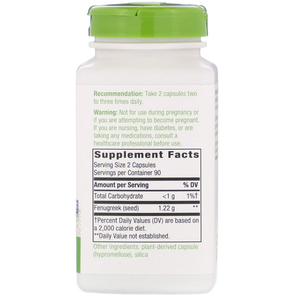 Nature's Way Fenugreek Seed, 610 mg, 180 Count