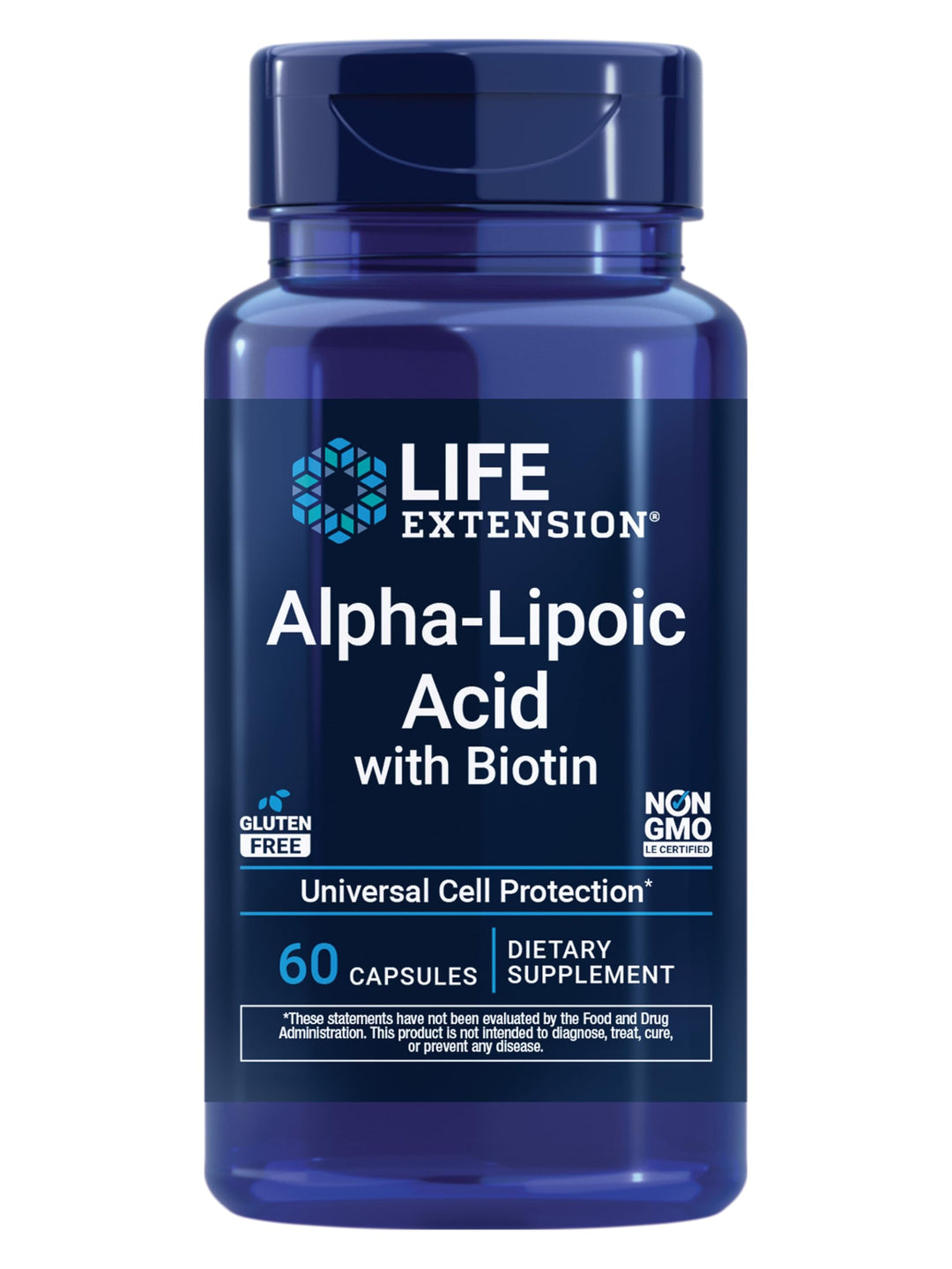 Life Extension Alpha-Lipoic Acid With Biotin, 60 Count