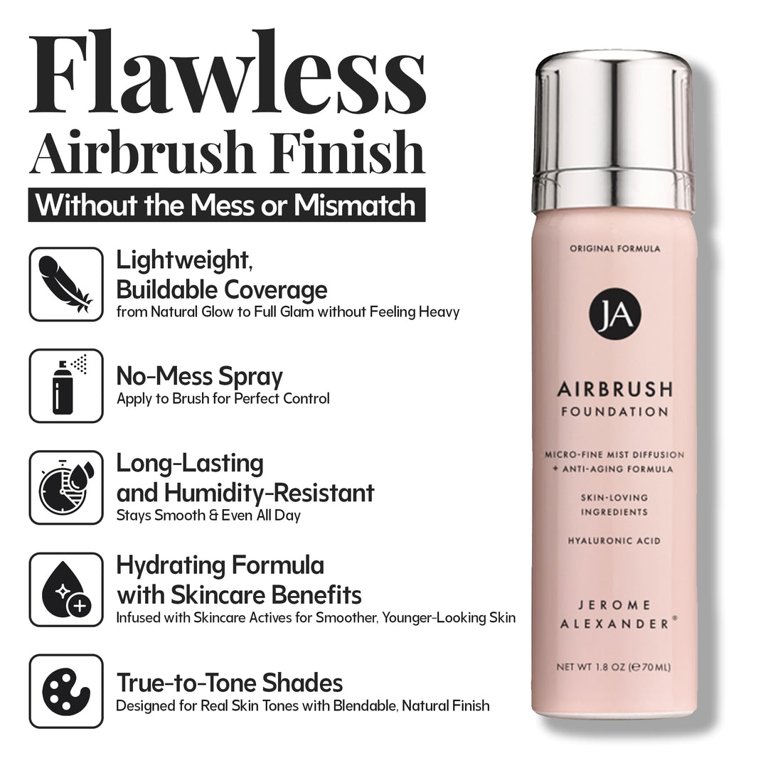 Jerome Alexander MagicMinerals AirBrush Foundation, Medium, 2 Count
