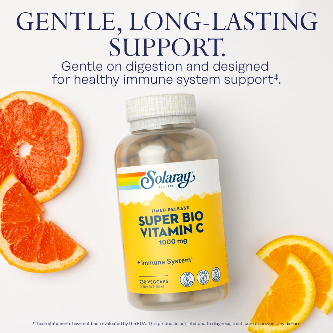 SOLARAY Super Bio Vitamin C, Timed-Release, 250 Count