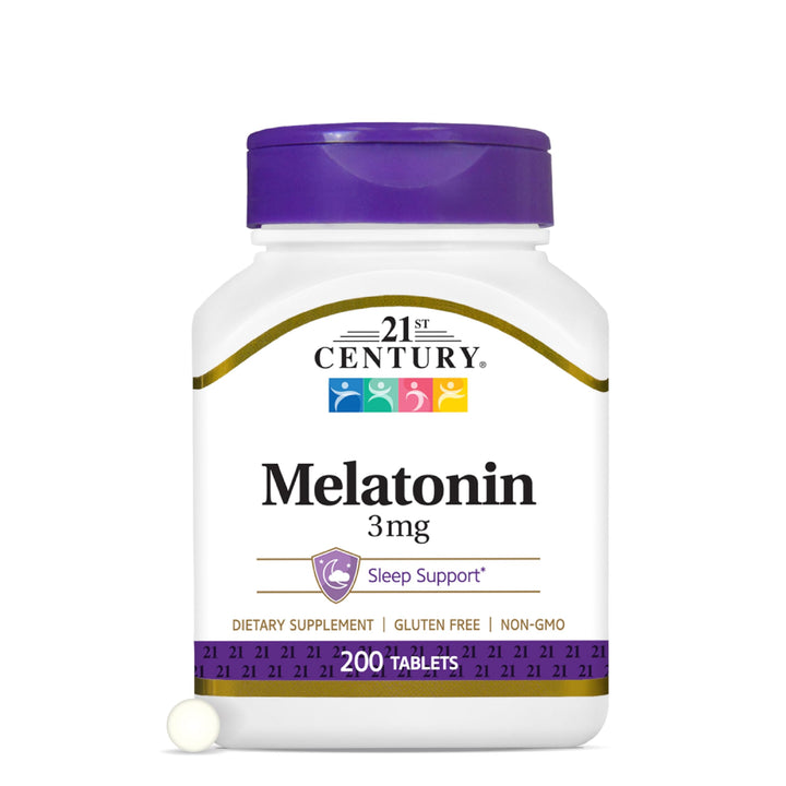 21st Century Melatonin, 3 mg, 200 Count