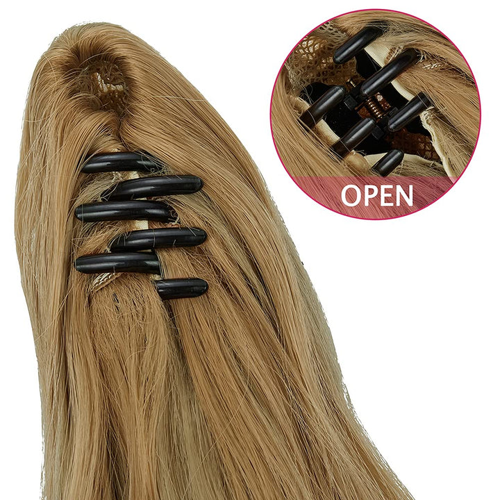 SLLIE Ponytail Extension, Long Wavy Curly, 24 Inch