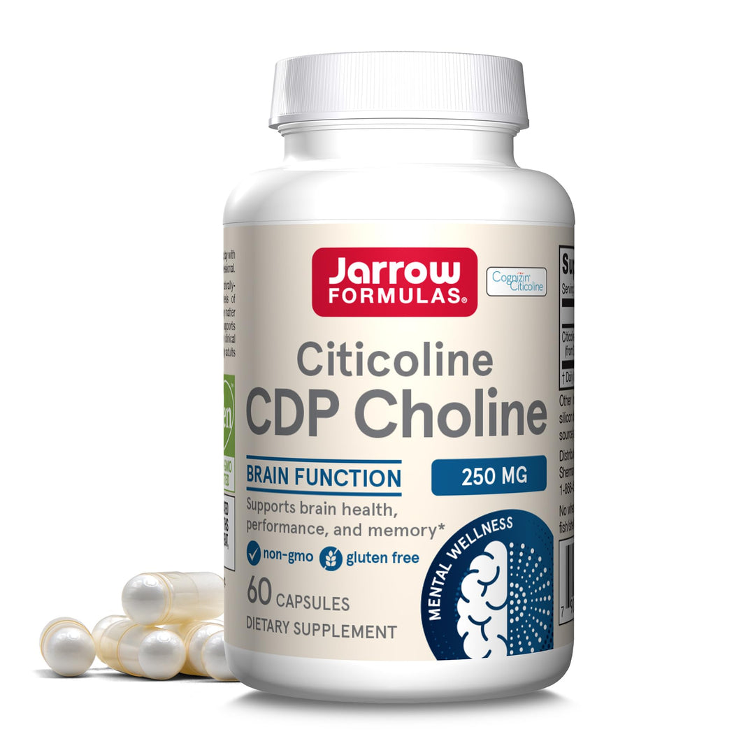 Jarrow Formulas Citicoline CDP, 250 mg, 60 Count
