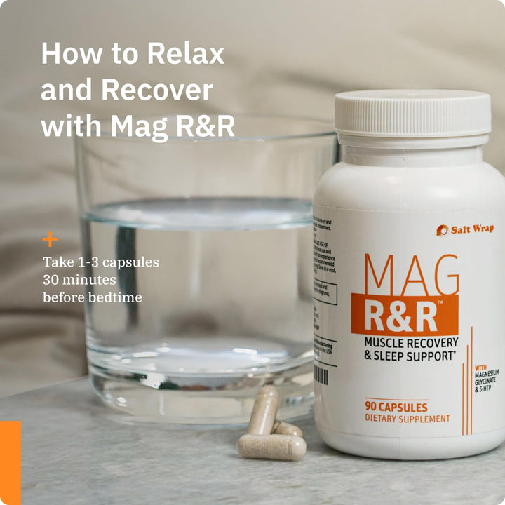 SaltWrap Mag R&R Nighttime Muscle Cramp Relief, 90 Count