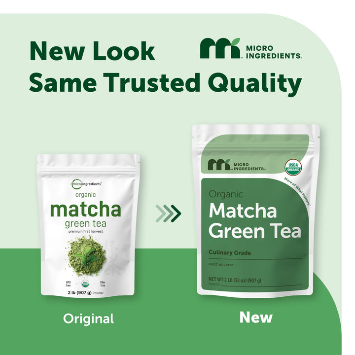 Micro Ingredients Organic Matcha Green Tea Powder, 2 lb
