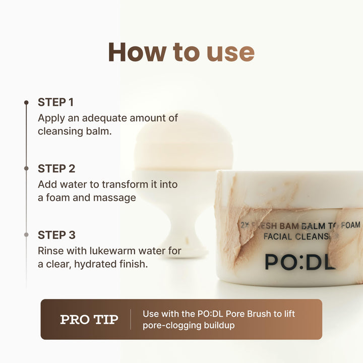 PO:DL Fresh Balm to Foam, 130 ml