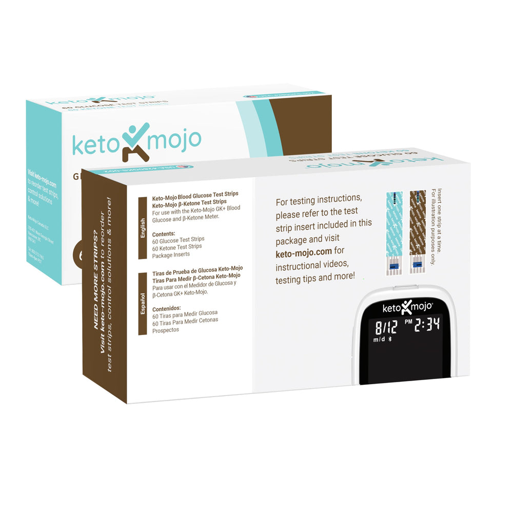 Keto-Mojo Test Strip Combo Pack, 120 Count