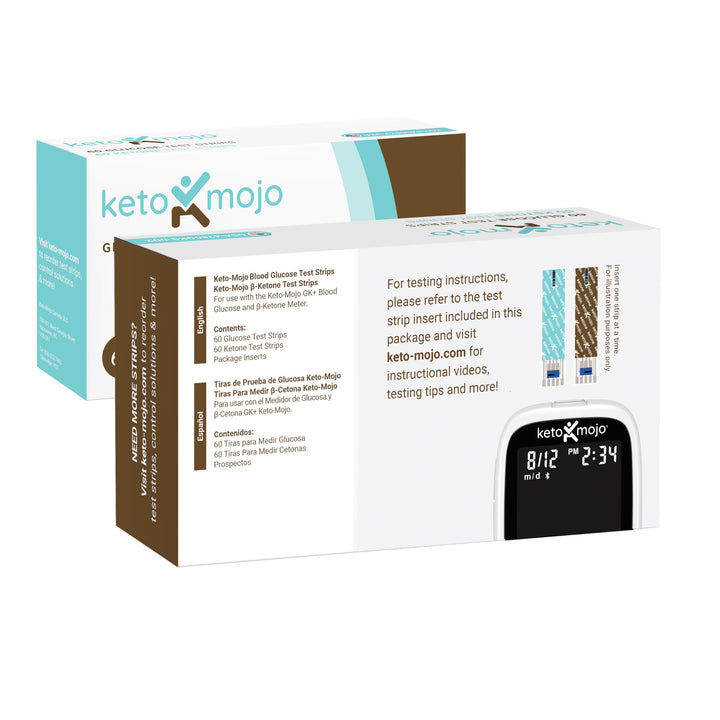 Keto-Mojo Test Strip Combo Pack, 120 Count