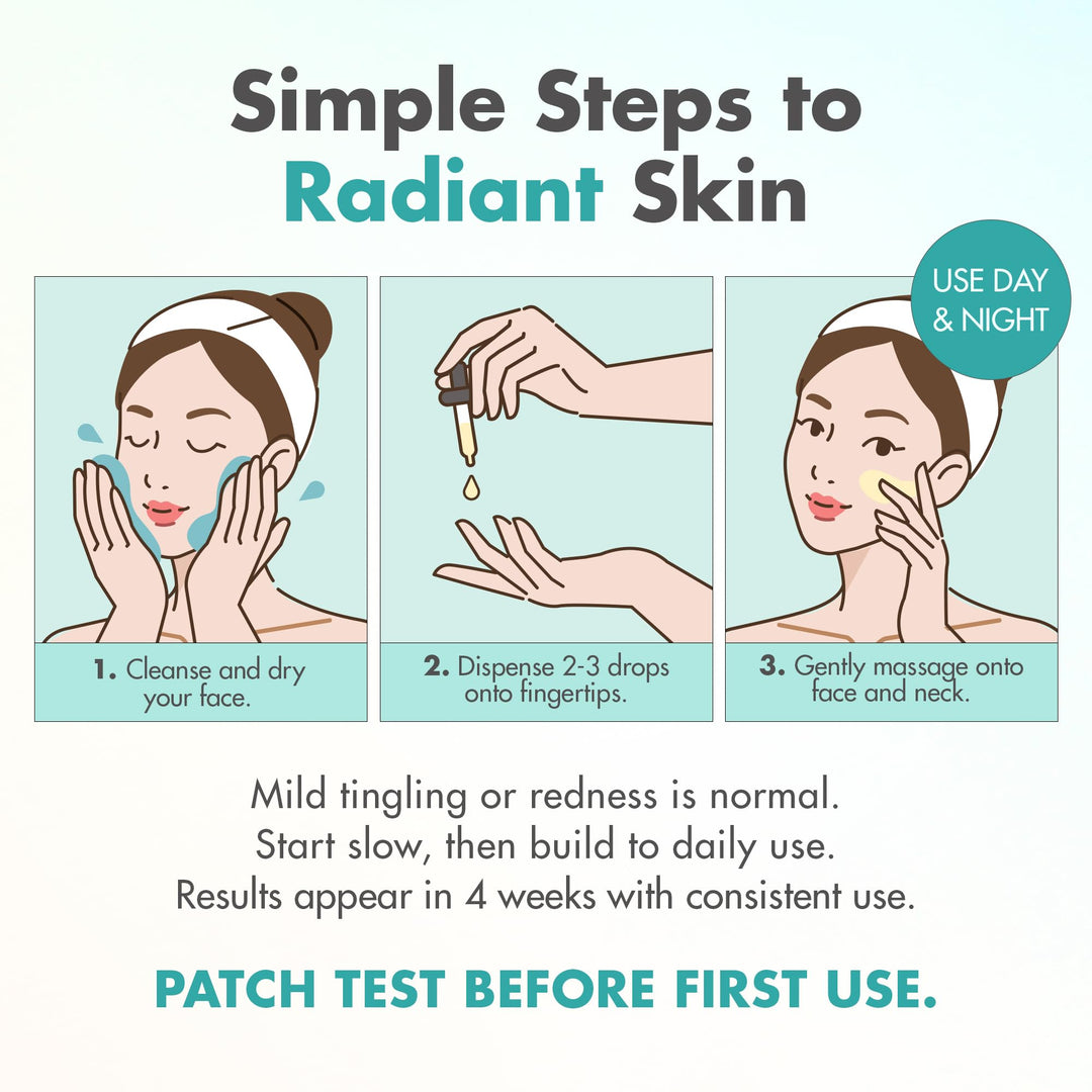 Ebanel Retinol Serum for Face with Vitamin C, Peptides and Hyaluronic Acid