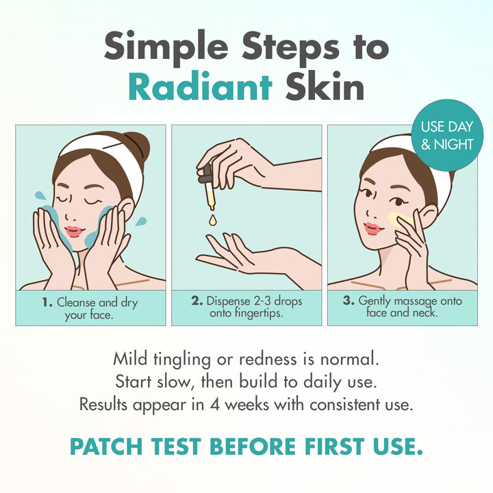 Ebanel Retinol Serum for Face with Vitamin C, Peptides and Hyaluronic Acid