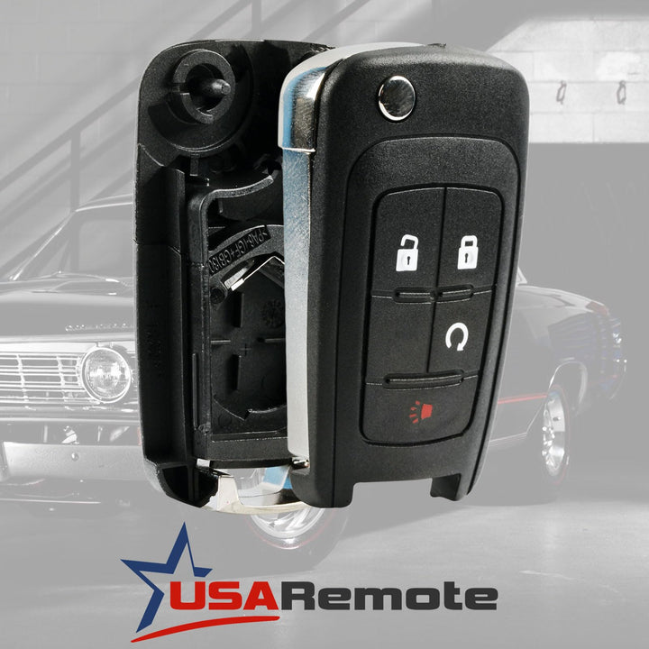 USARemote Key Fob Keyless Entry Remote Flip Shell Case And Pad, 1 Count