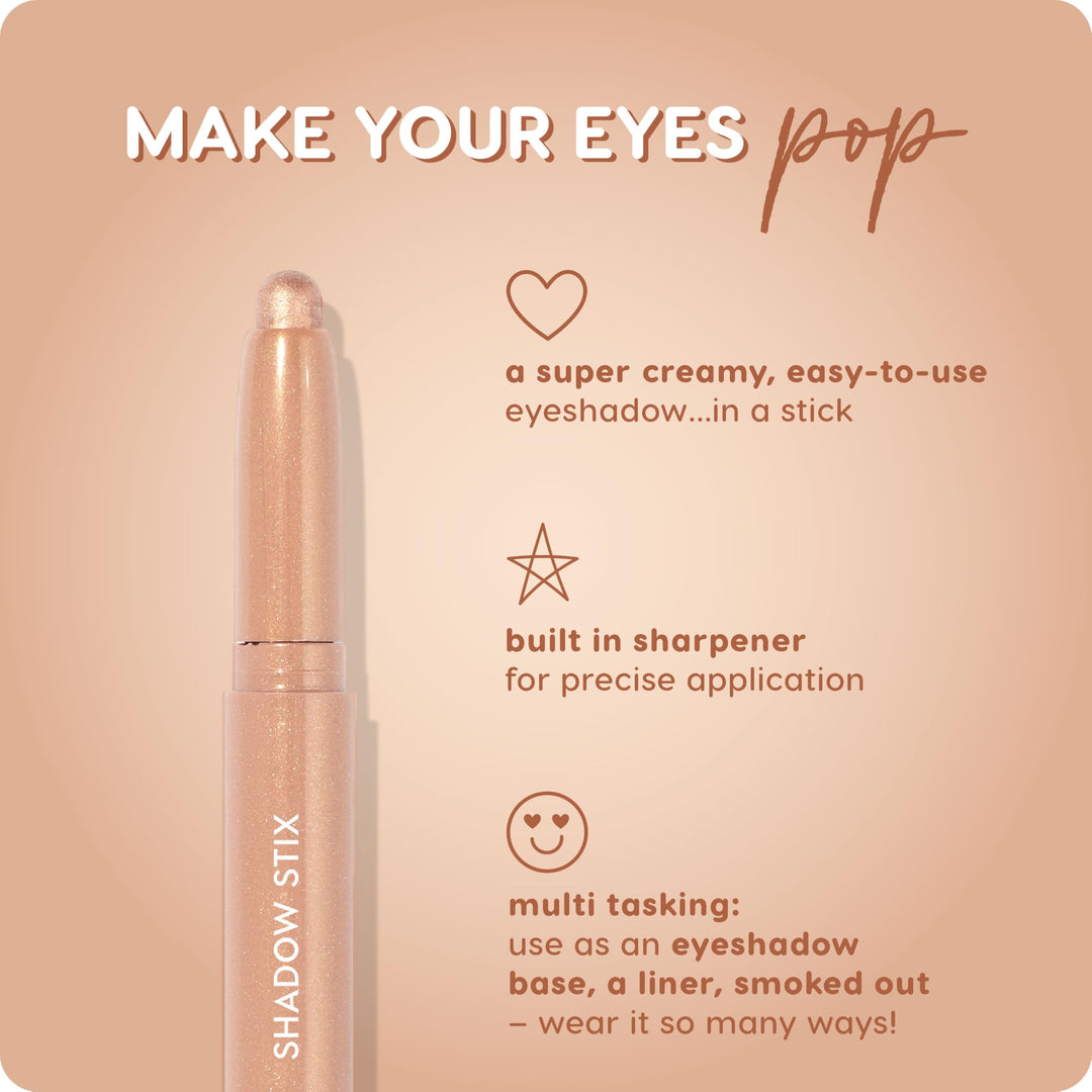 ColourPop Shadow Stix Cream Eyeshadow Stick, Honey BB, 0.05 oz
