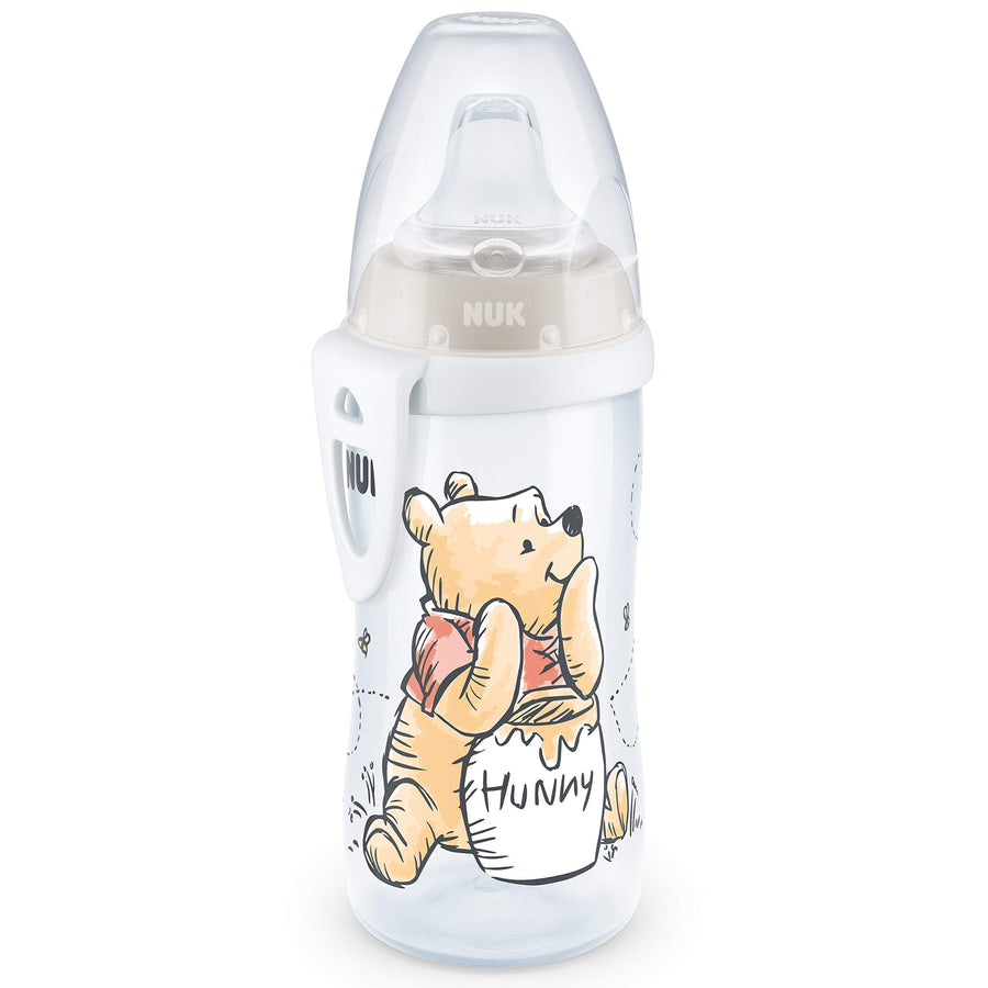 NUK Active Cup Toddler Cup, Disney Winnie the Pooh, Beige, 300 ml