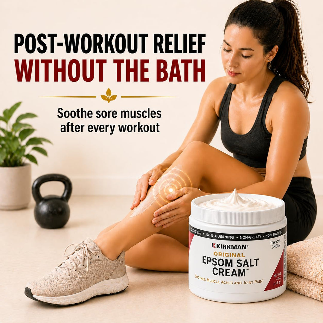 Kirkman Epsom Salt Cream, 4 oz